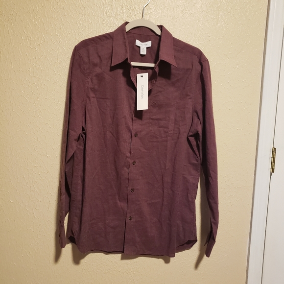 Calvin Klein‎ Men's Button Down Shirt Size Medium - Picture 1 of 8